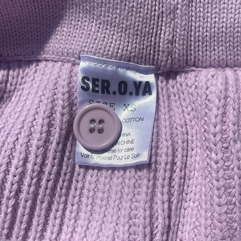 SER.O.YA Uma Shorts in Lavender XS - Picture 4 of 7